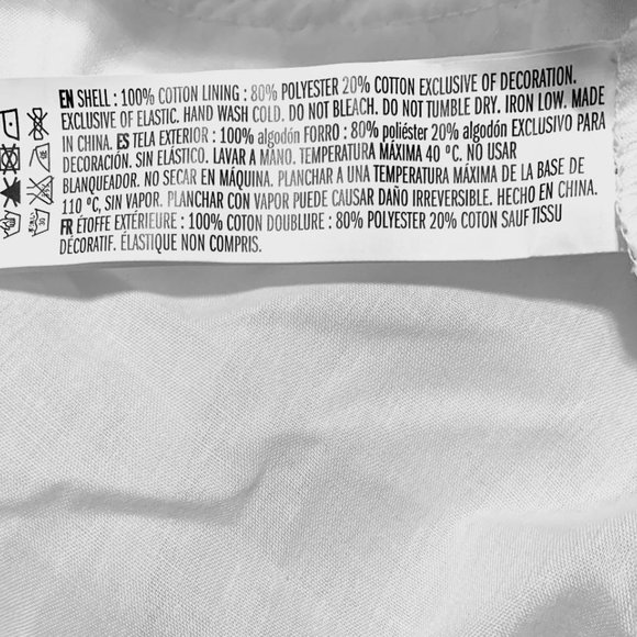 NEW Free The Roses/Nordstrom white tiered ruffled dress - Picture 7 of 7